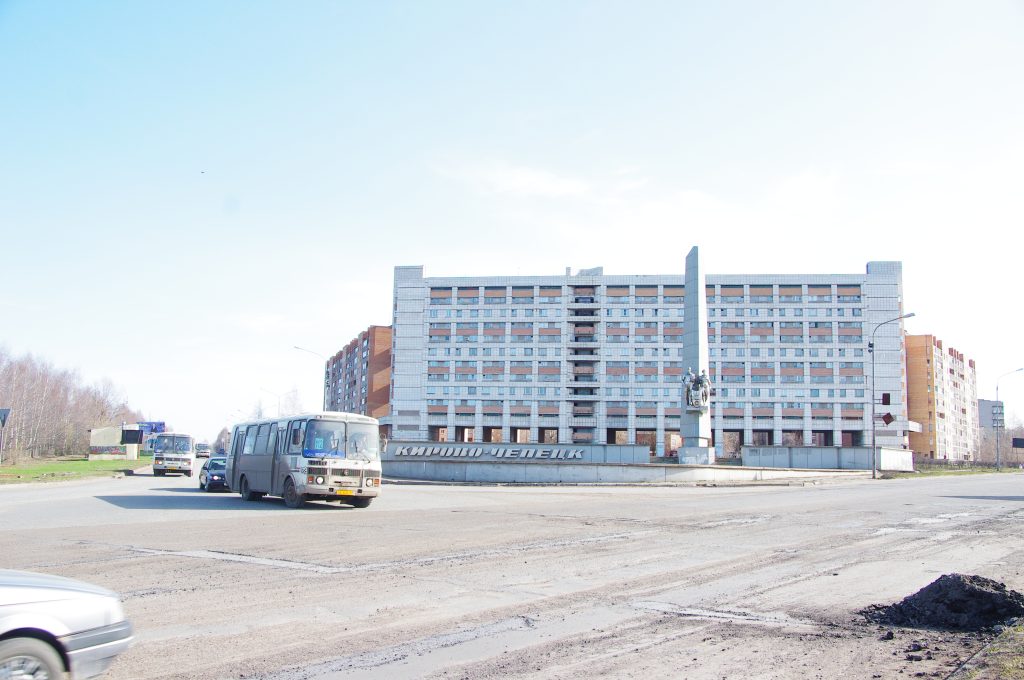 Апрельский городской вид
