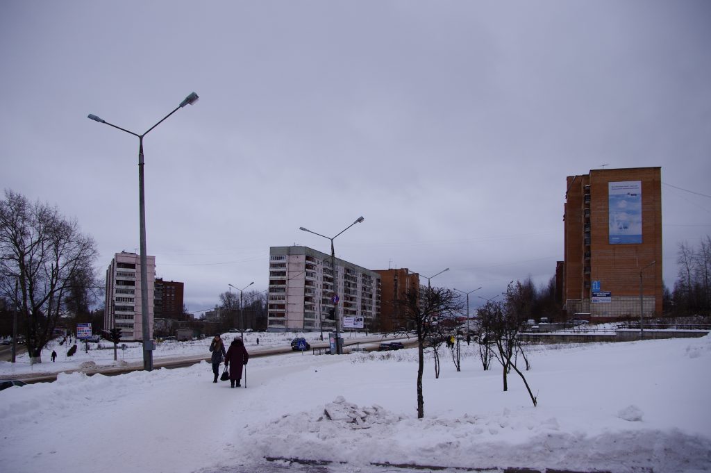 Проспект России зимой